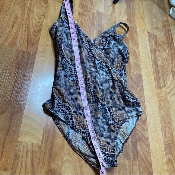Vintage 1980’s Gottex Snakeskin One Piece Swimsuit - Picture 9 of 11